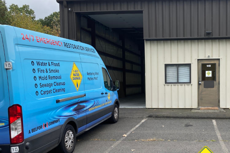 water damage van