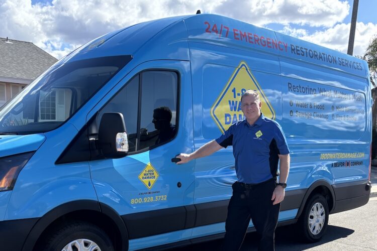 property restoration service van