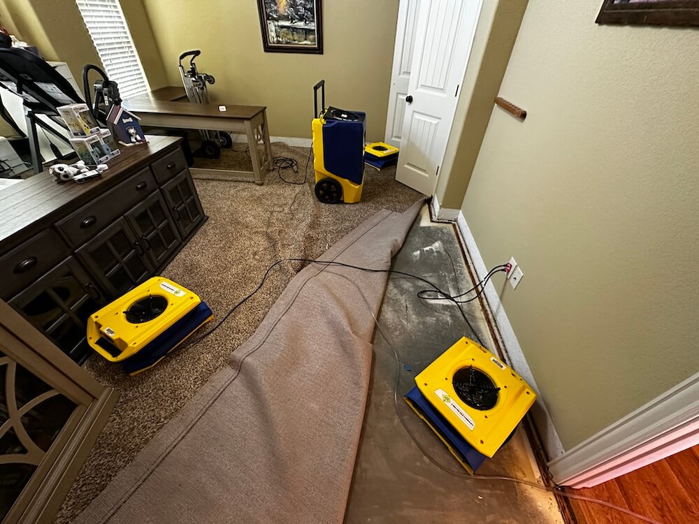 water damage restoration equipment