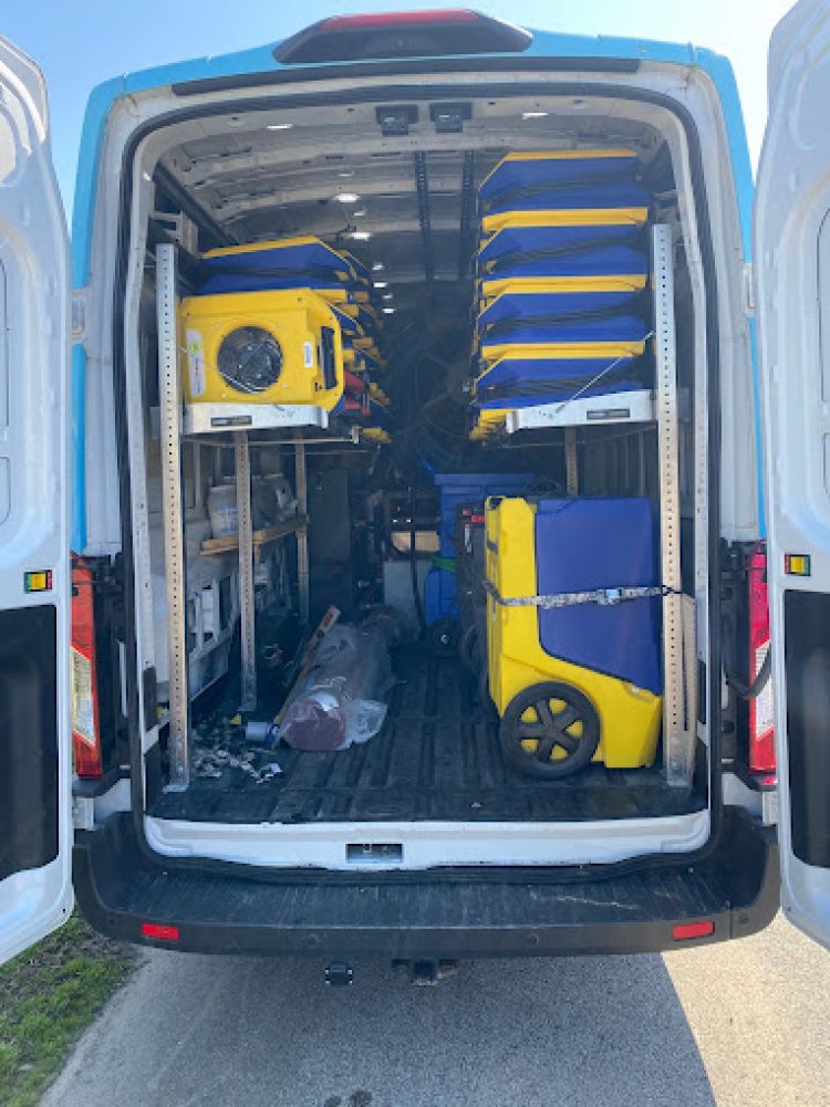 water damage van