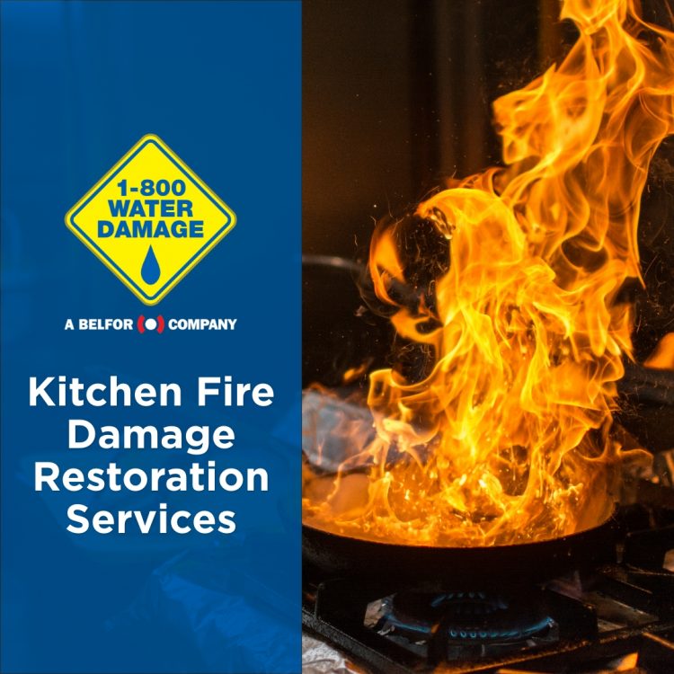 Kitchen fire damage restoration services