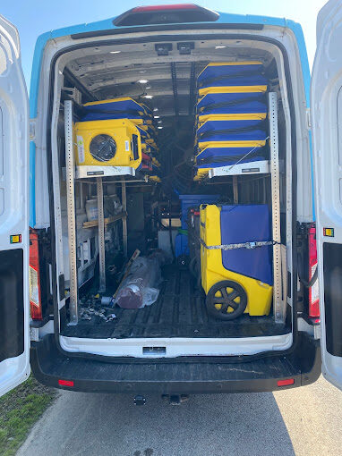 water damage van