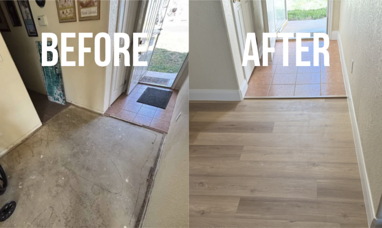 before after entry room hurricane ut