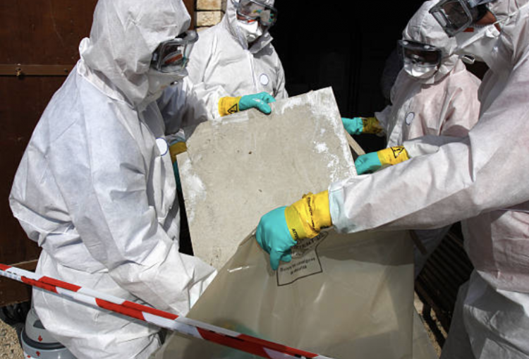 asbestos abatement team